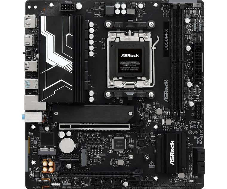 ASRock, płyta główna, B850M-X R2.0 AM5 2DDR5 M.2 USBC mATX