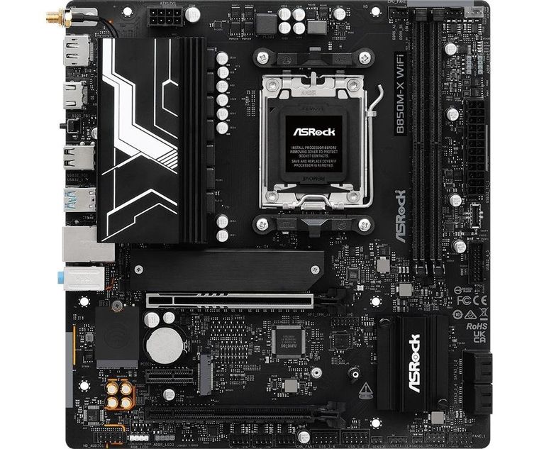 ASRock, płyta główna, B850M-X WIFI R2.0 AM5 2DDR5 M.2 USBC mATX