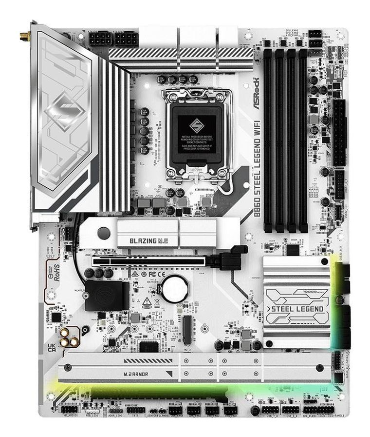 ASRock, płyta główna, B860 Steel Legend WiFi s1851 4DDR5 TB ATX
