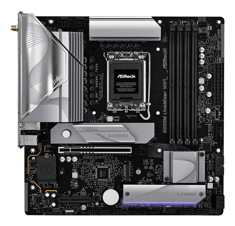 ASRock, płyta główna, B860M LIVEMIXER WIFI s1 851 4DDR5 mATX