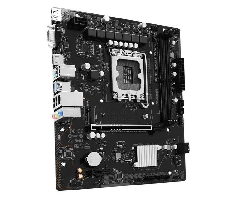 ASRock, płyta główna, H610M-HDV/M.2 D5 GEN5 s1700 2DDR5 DP/HDMI mATX