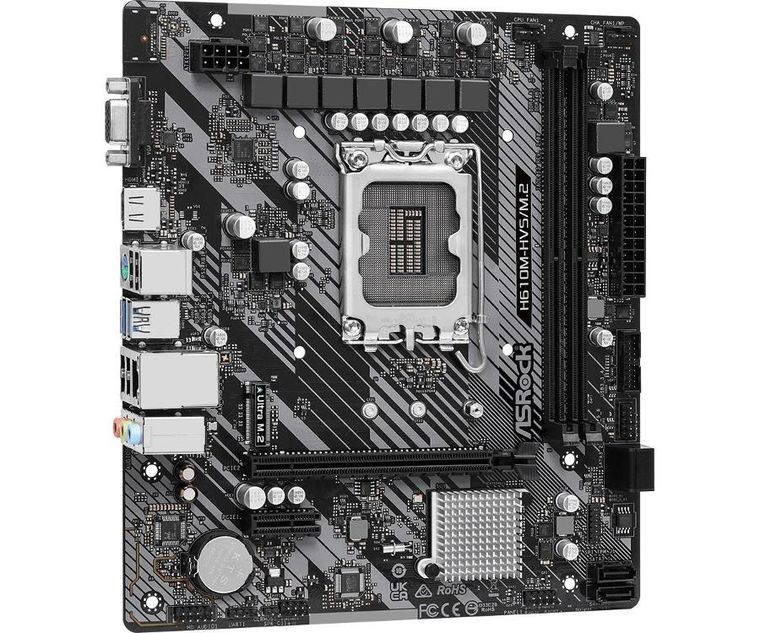 ASRock, płyta główna, H610M-HVS/M.2 R2.0 s1700 2DDR4 D-Sub/HDMI mATX