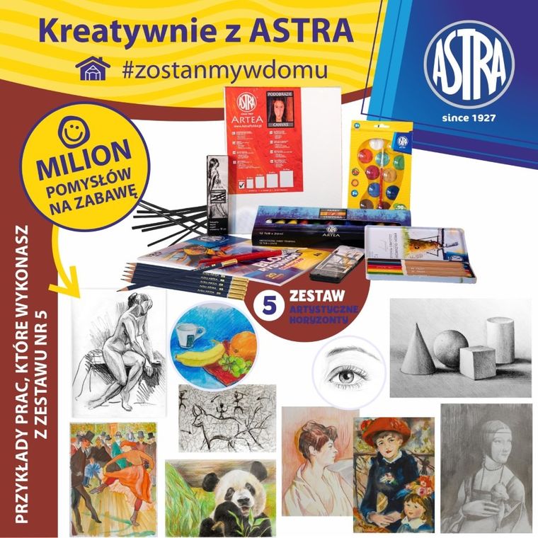 Astra, Artystyczne Horyzonty, zestaw plastyczny