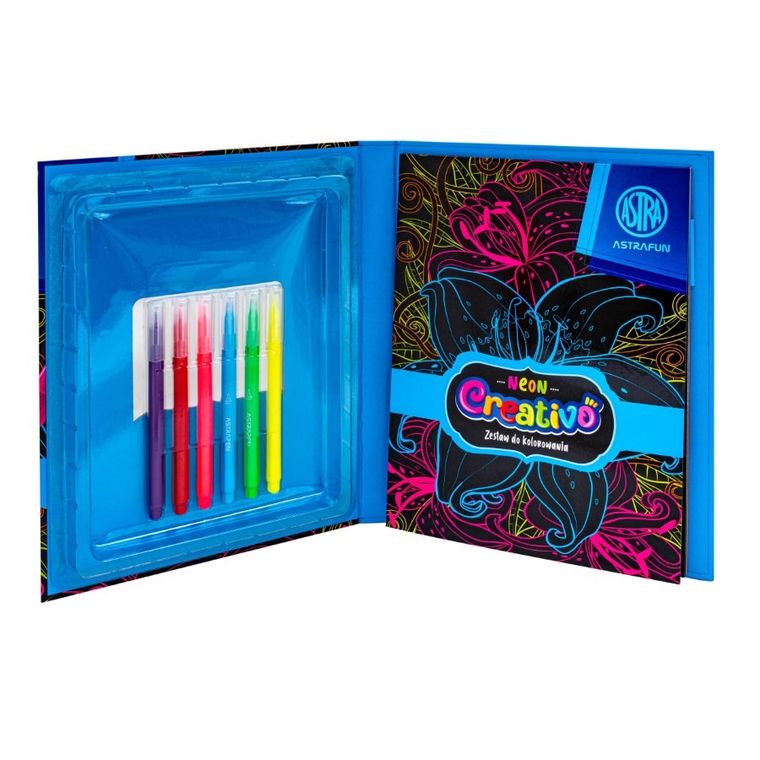 Astra, Astrafun, zestaw do kolorowania, flowers