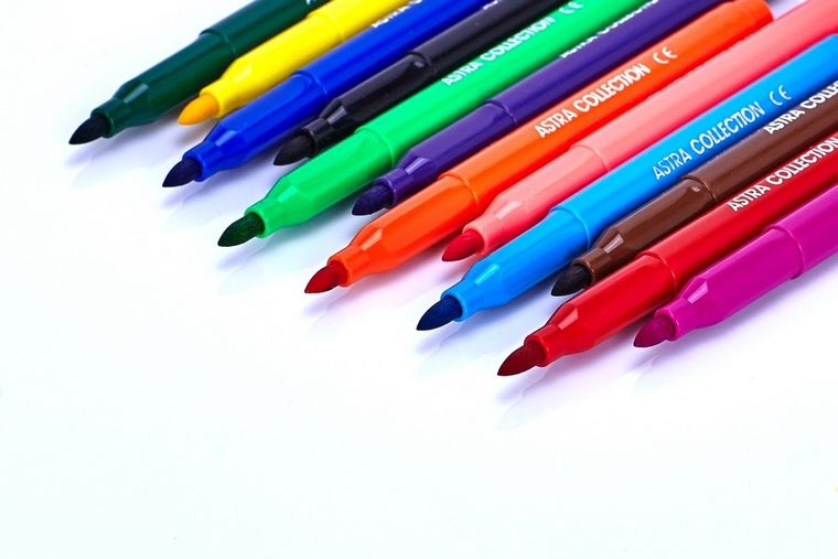 Astra, flamastry stożkowe, 12 kolorów