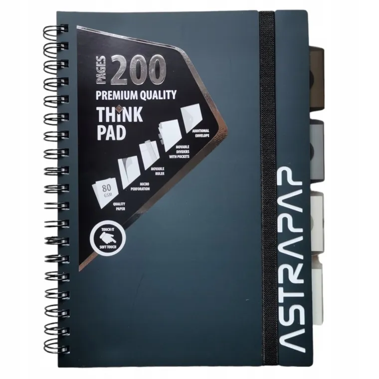 Astra, kołozeszyt B5, 200 kartek, kratka, ombre, 1 szt.