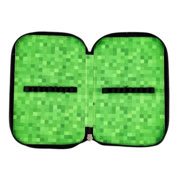 Astra, Minecraft, piórnik rozkładany, podwójny, Creeper