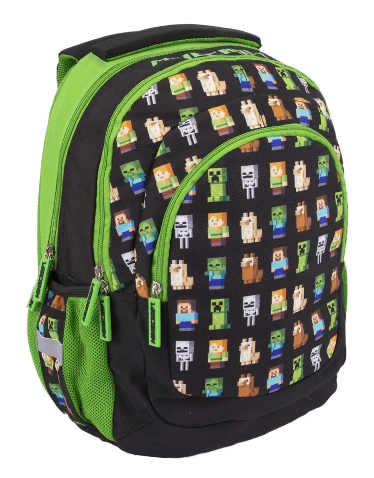 Astra, Minecraft, plecak szkolny, 3-komorowy, Multi Characters