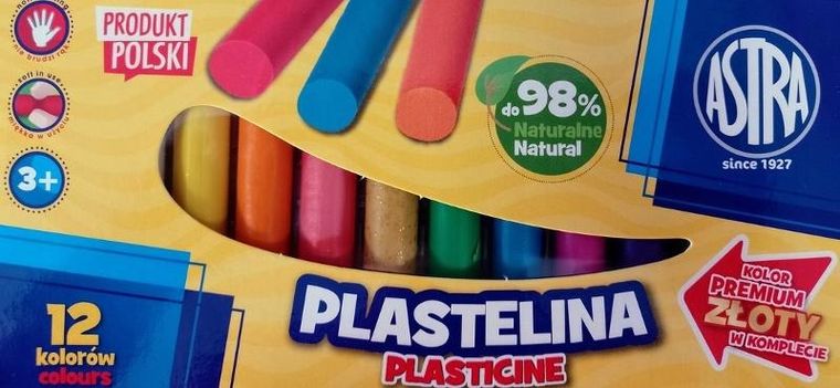 Astra, plastelina okrągła, 12 kolorów