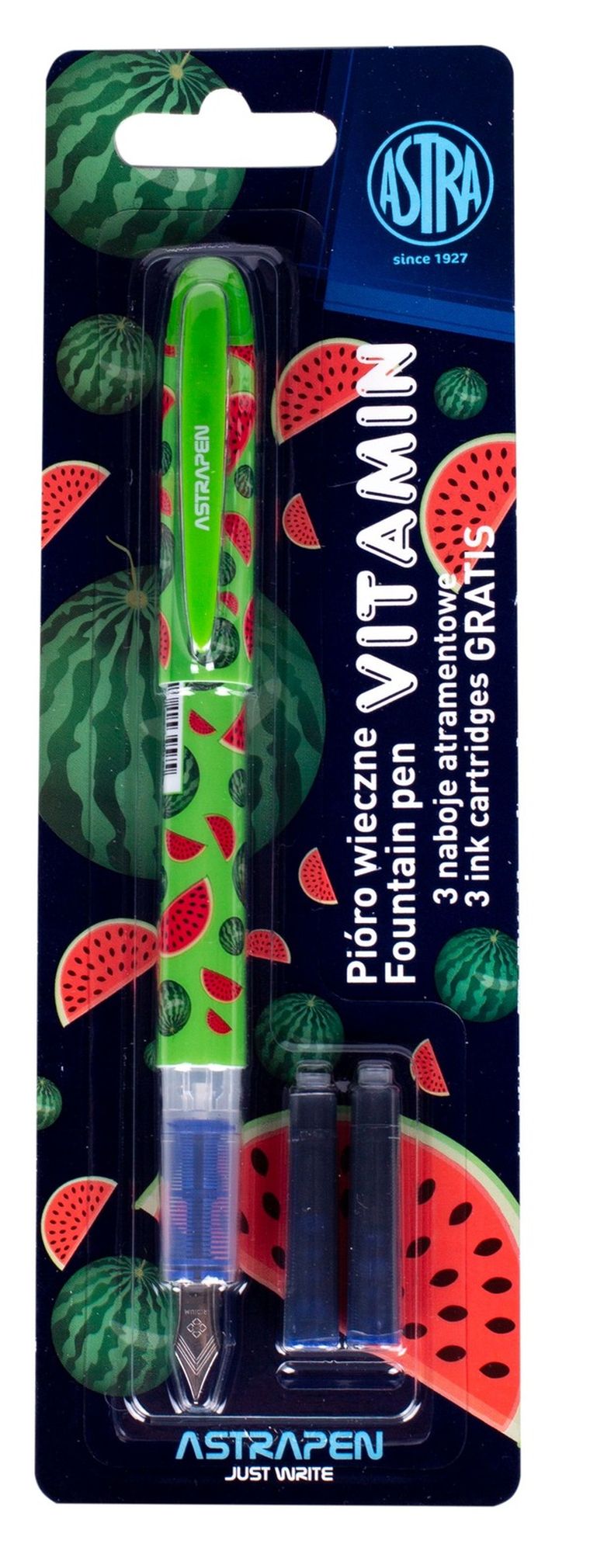 Astra, Vitamin, pióro młodzieżowe + 3 naboje