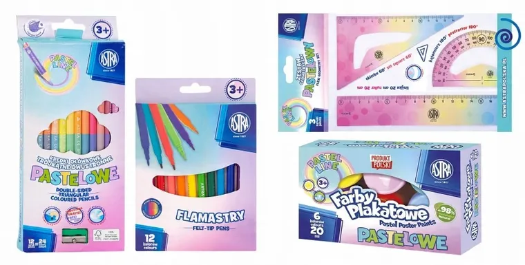 Astra, wyprawka szkolna, XL, Animals, 23 elementy