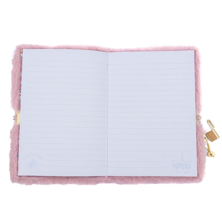 Astrabag, pamiętnik A5 z kłódką, 80 kartek, Fluffy Unicorn