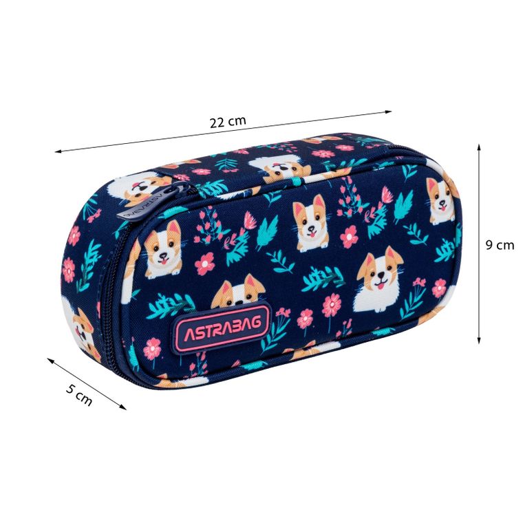 Astrabag, piórnik owalny, Dear Puppy