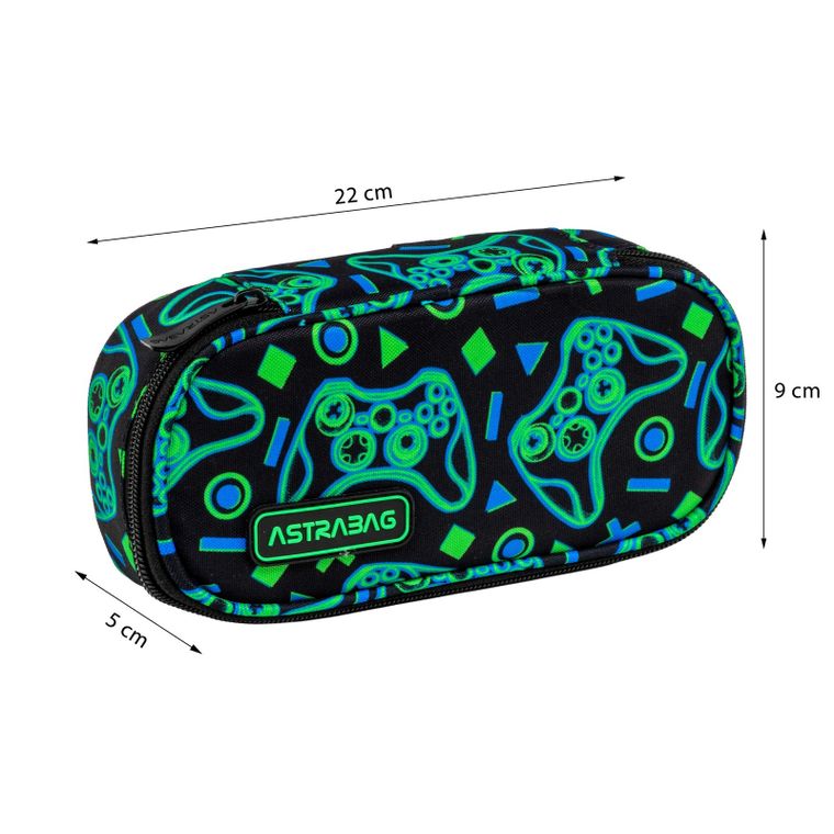 Astrabag, piórnik owalny, Game On