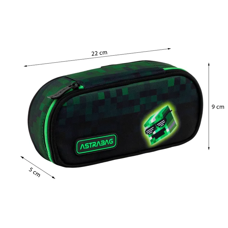 Astrabag, piórnik owalny, Pixel Hero