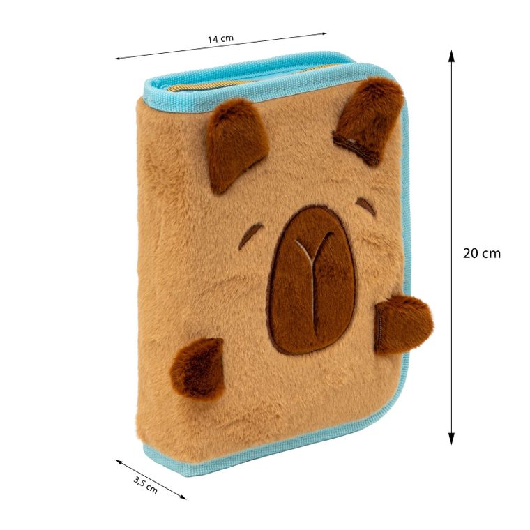 Astrabag, piórnik rozkładany, pojedynczy, Fluffy Capy