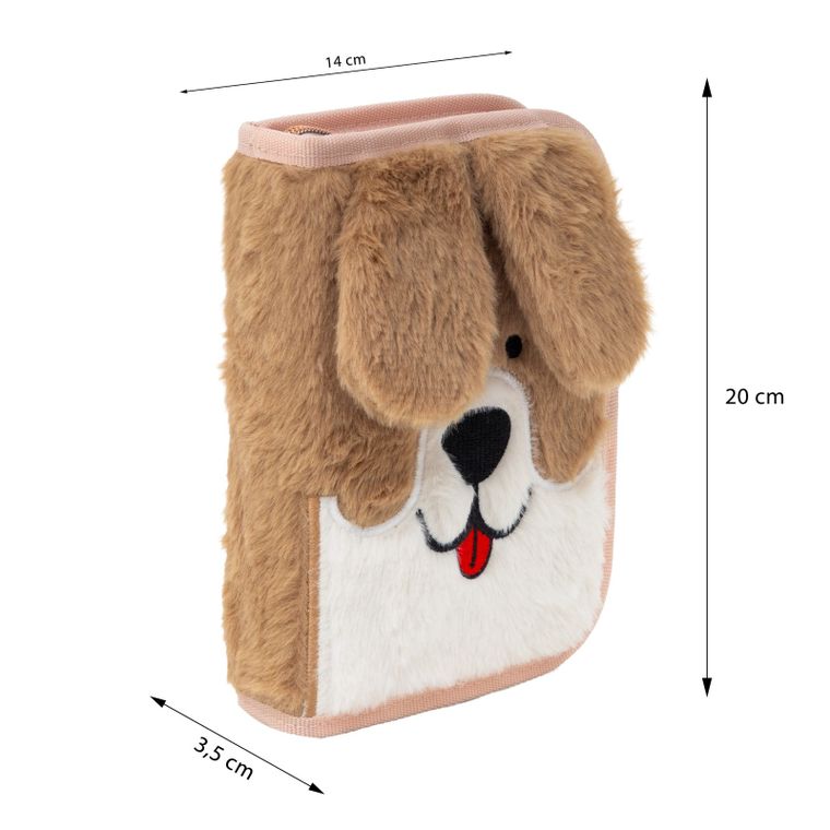 Astrabag, piórnik rozkładany, pojedynczy, Fluffy Puppy