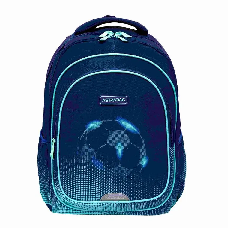 Astrabag, plecak szkolny, 3-komorowy, Football Light