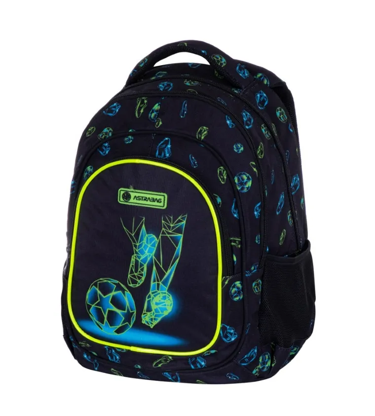 Astrabag, plecak szkolny, 3-komorowy, Football Motion