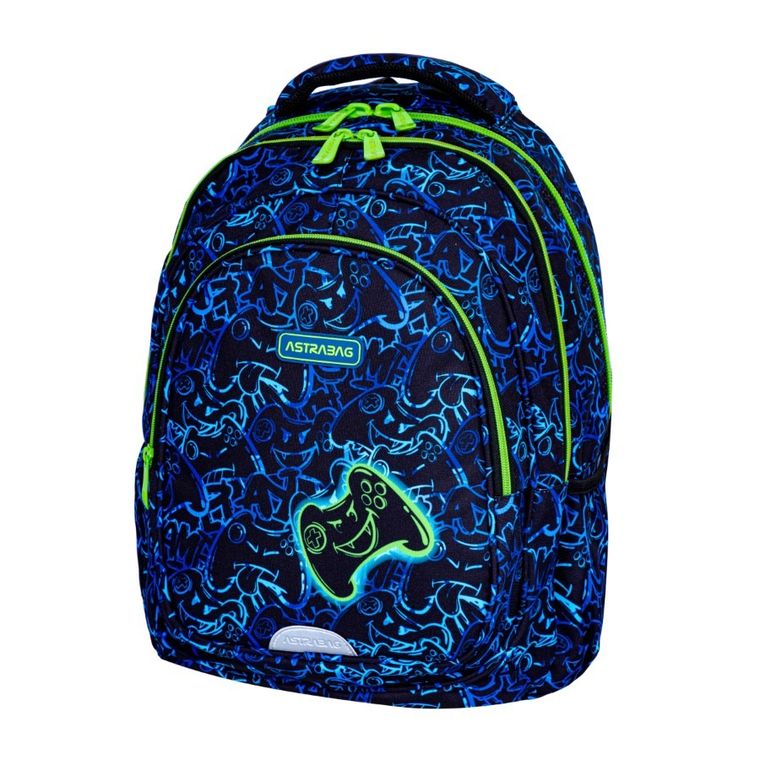 Astrabag, plecak szkolny, 3-komorowy, Gaming
