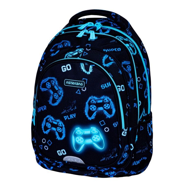 Astrabag, plecak szkolny, 3-komorowy, Go Playing