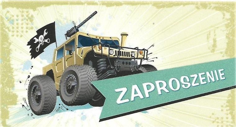 Astro Atelier, zaproszenie, urodziny dziecięce, 10 szt.