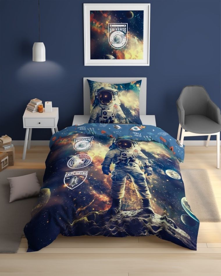 Astronauta, 2-częściowy komplet pościeli, 160-200 cm