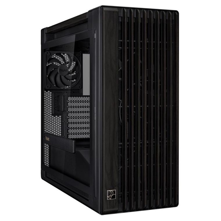 Asus, obudowa komputerowa, PROART PA602 WOOD TG PWM BLACK