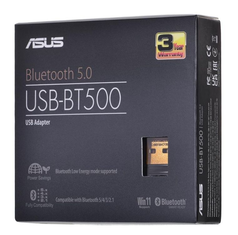 Asus, USB adapter, Bluetooth 5.0, USB-BT500