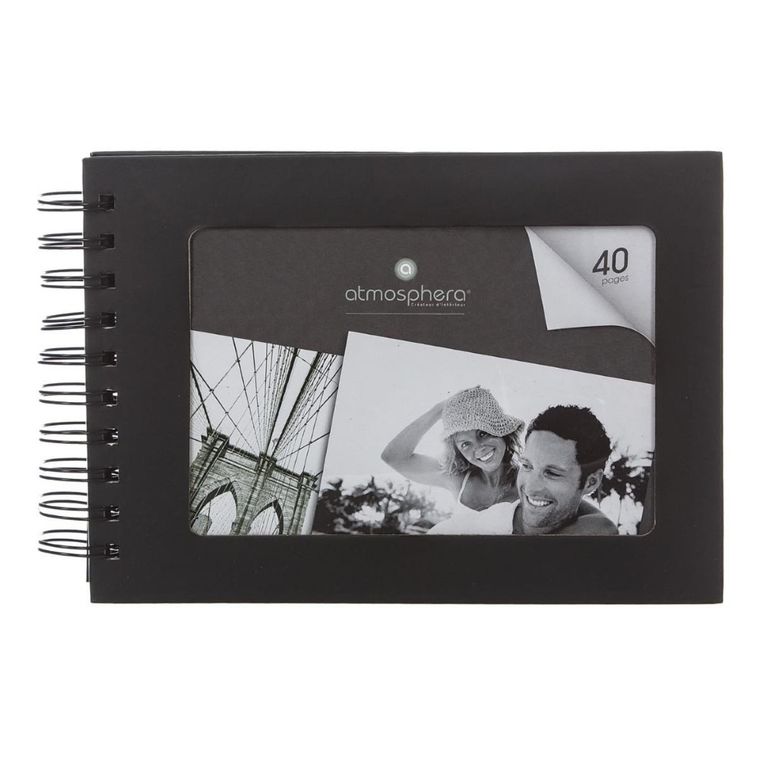 Atmosphera, album na spirali, 80 zdjęć, czarny