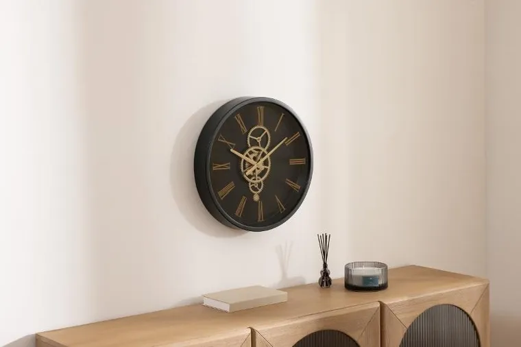 Atmosphera, Aracely, zegar ścienny, widoczny mechanizm, 46 cm