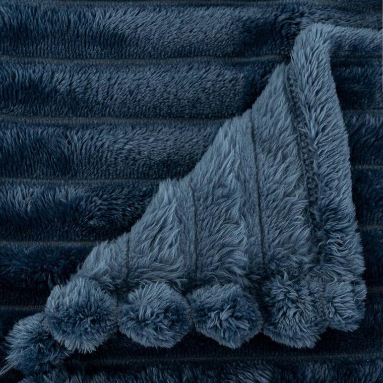 Atmosphera, Astbox, koc w prążki, 130-170 cm