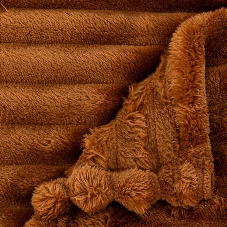 Atmosphera, Astbox, koc w prążki, 130-170 cm