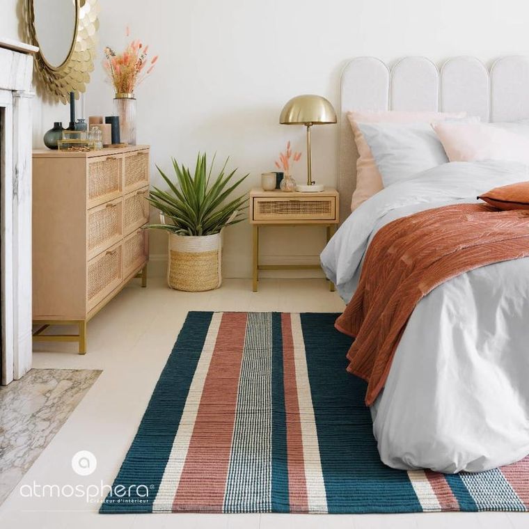 Atmosphera, bawełniany dywan w paski, Collectioneur, 120-170 cm