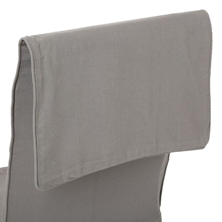 Atmosphera, bawełniany pokrowiec na krzesło, szary