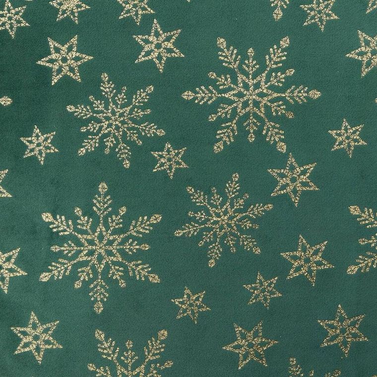 Atmosphera, bieżnik na stół, brokatowe płatki śniegu, 28-300 cm