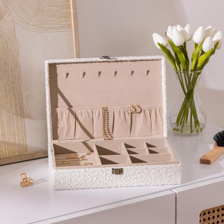 Atmosphera, Boucle Loe, szkatułka na biżuterię, 28-19-7 cm