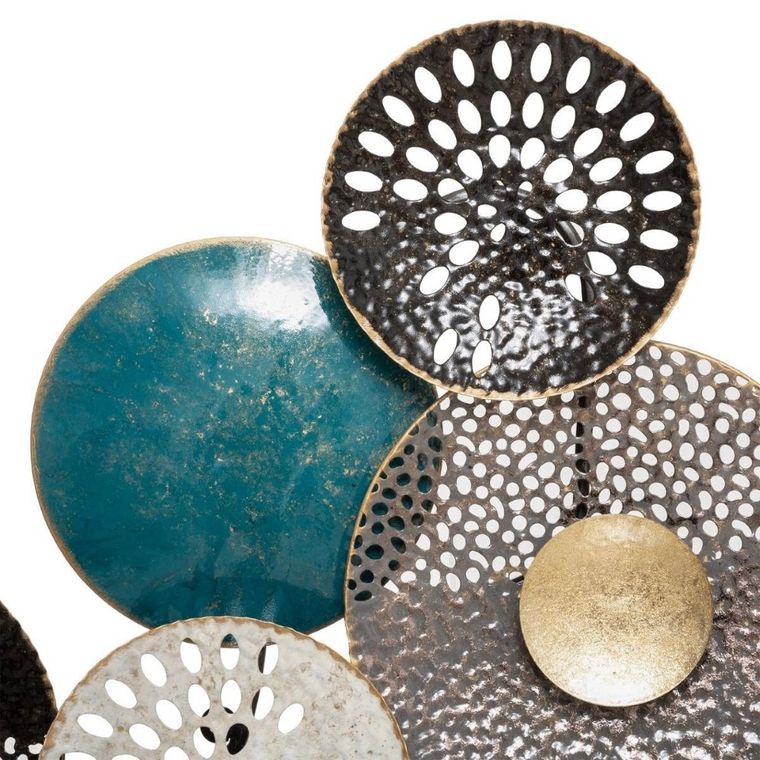 Atmosphera, dekoracja ścienna z metalu, Lison, 135-67 cm