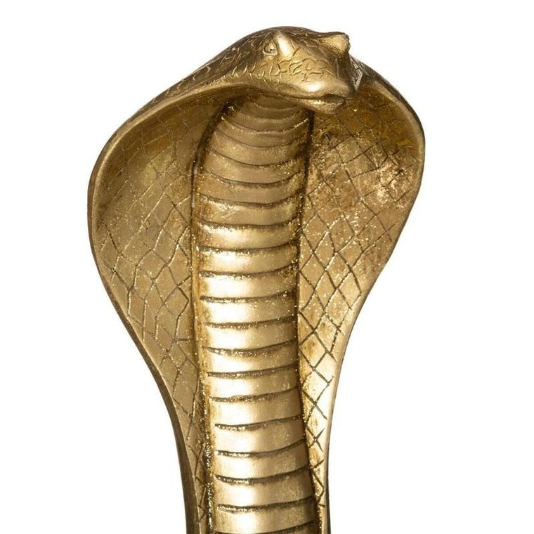 Atmosphera, dekoracyjna figurka z polyresinu Cobra, 36 cm