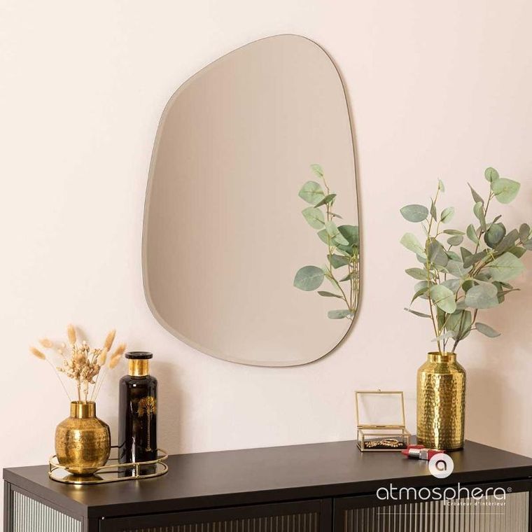 Atmosphera, dekoracyjne lustro ścienne, Aidan, 60-58 cm
