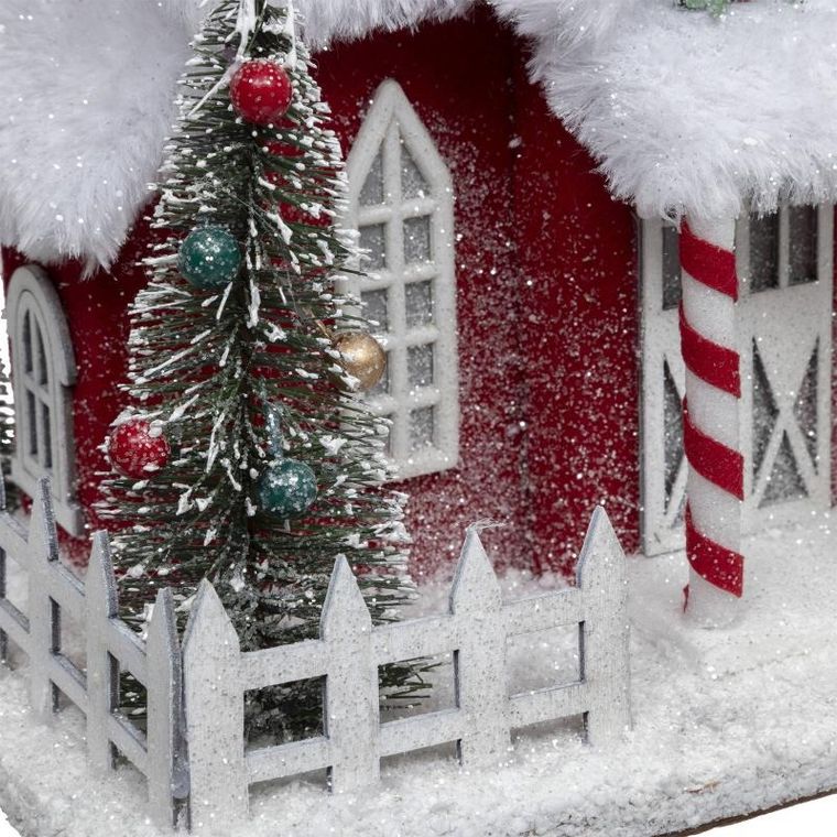 Atmosphera, dom świętego Mikołaja, 24-18,5 cm