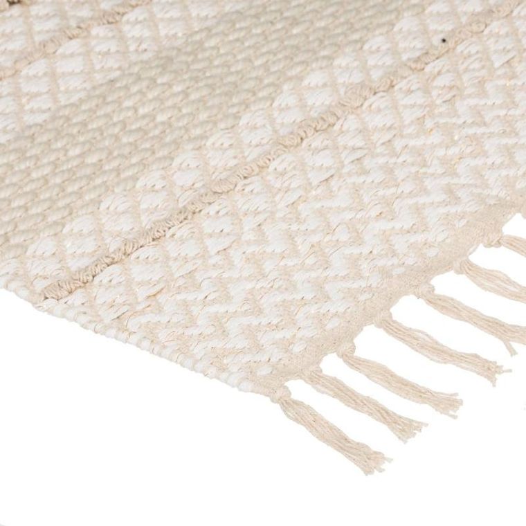Atmosphera, dywan beżowy, Cot Sand, bawełniany, boho, 60-90 cm