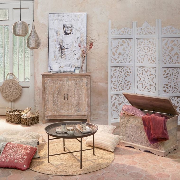 Atmosphera, dywan dekoracyjny z juty, Ø 115 cm, okrągły