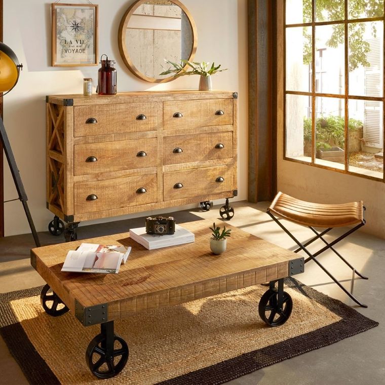 Atmosphera, dywan z juty prostokątny, 120-170 cm, pleciony, z czarnym obramowaniem