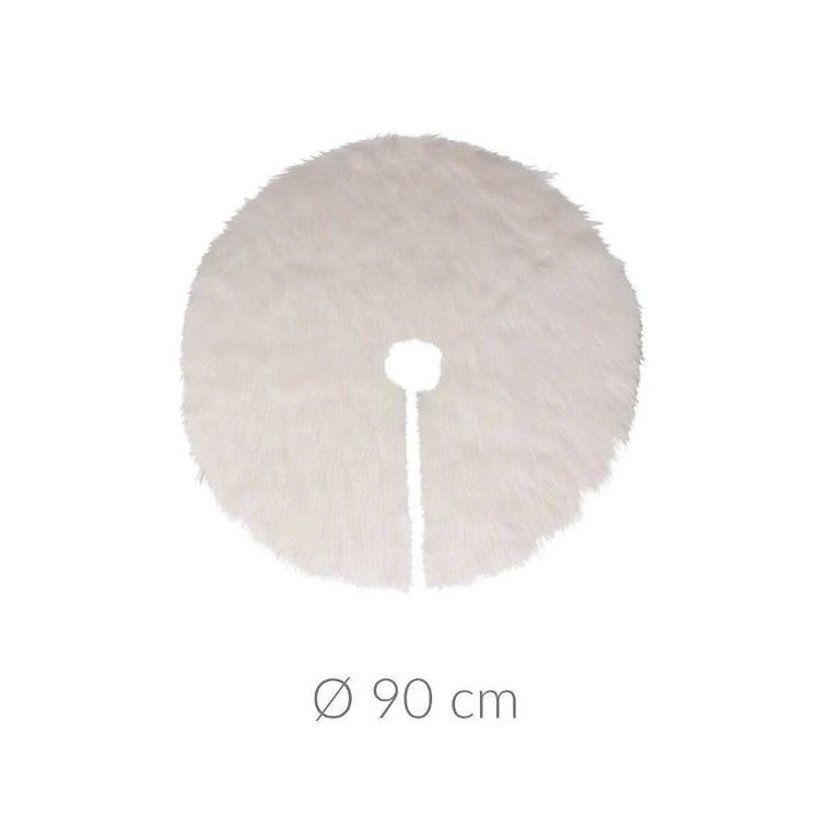 Atmosphera, dywanik pod choinkę futrzany, Ø 90 cm