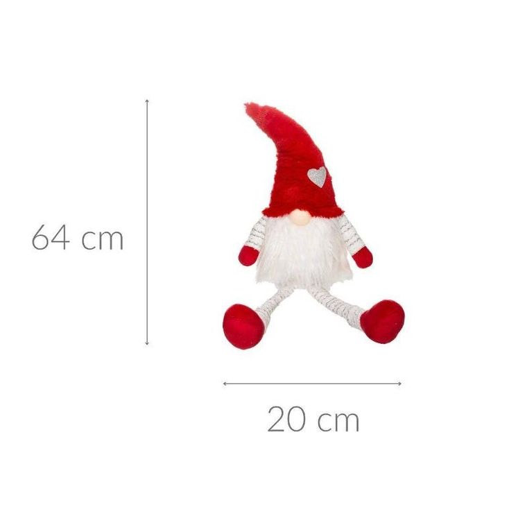 Atmosphera, figurka skrzata, Scandi, 64 cm