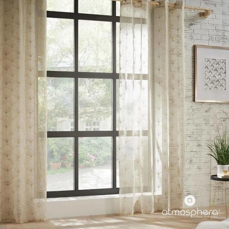 Atmosphera, firanka do salonu na przelotkach, Mia, 140-240 cm