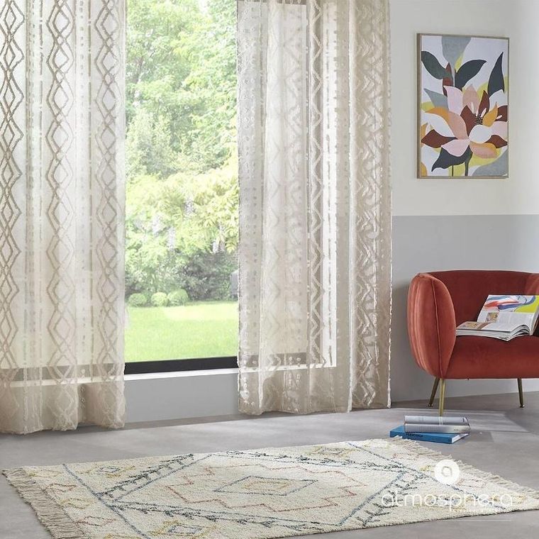 Atmosphera, firanka do salonu na przelotkach, Sama, 140-240 cm