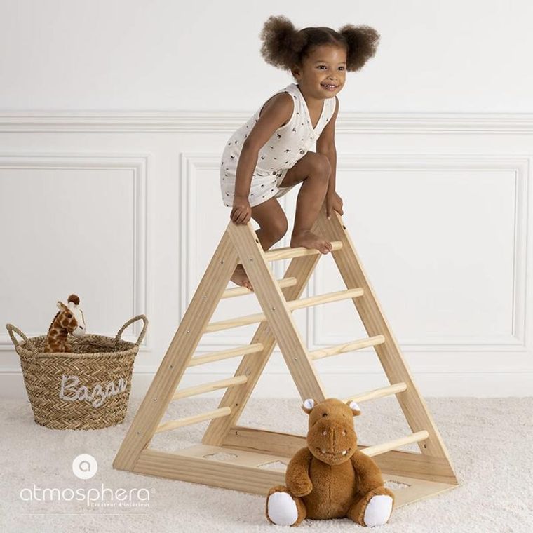 Atmosphera for kids, drewniany trójkąt do wspinania