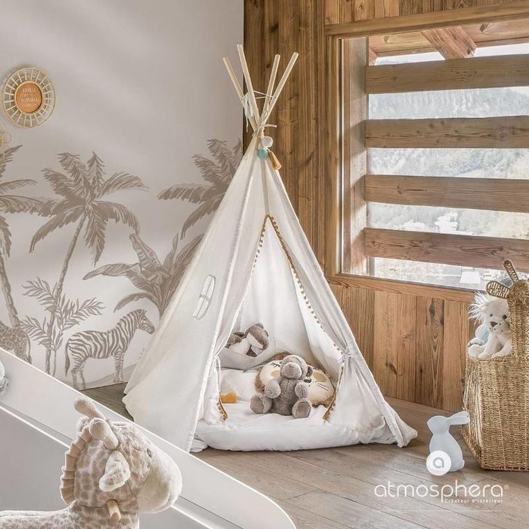 Atmosphera for kids, namiot dla dzieci, Wabi, 120-120-160 cm